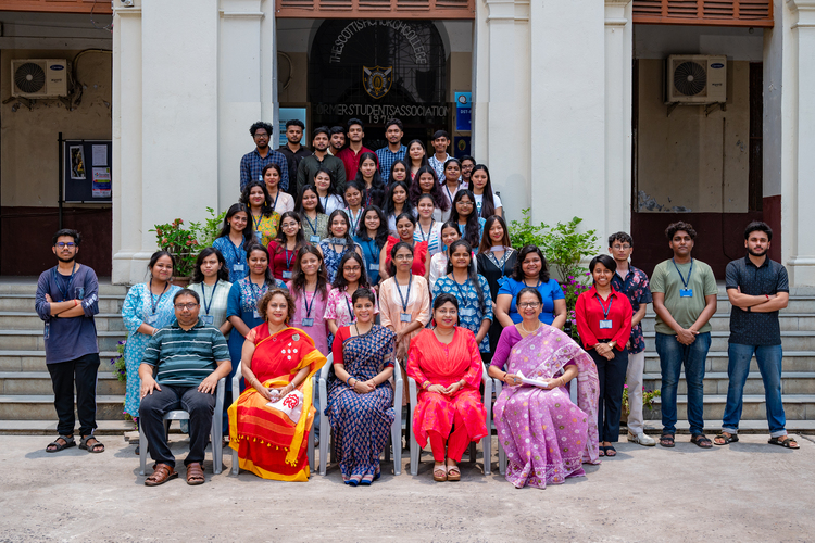 Group photos of the final year students (2025) with their teachers